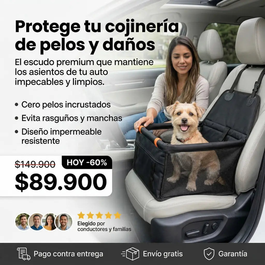Pet-Safe Pro™: Canasta de Seguridad y Protección Vehicular