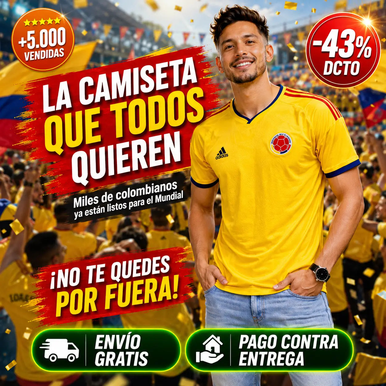 Camiseta Selección Colombia Hombre