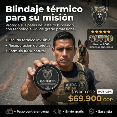K-9 Shield™ | Escudo Térmico Extremo para Perros de Trabajo
