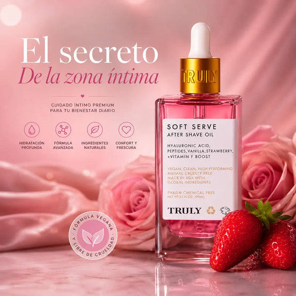 Frasco del Sérum Íntimo Frescura Diaria de 90 ml sobre el lavamanos del baño