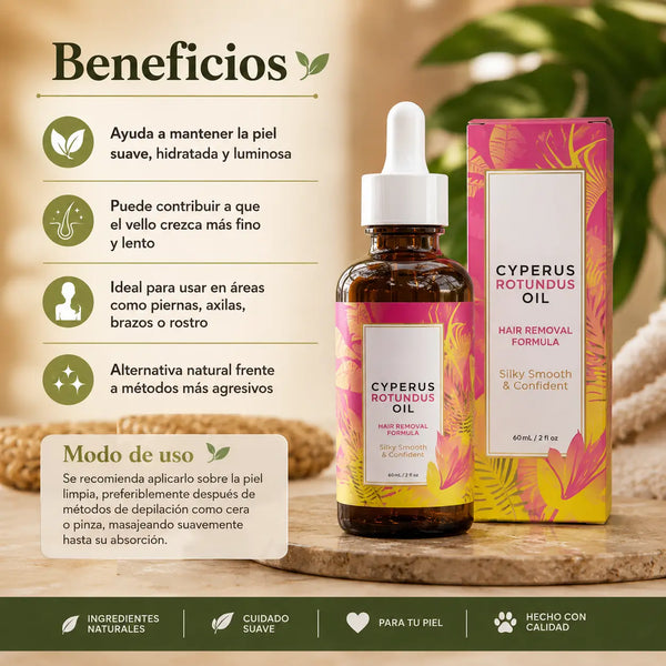 Detalle de la etiqueta con los ingredientes: jojoba, almendra dulce, rosa mosqueta, tea tree y aloe vera