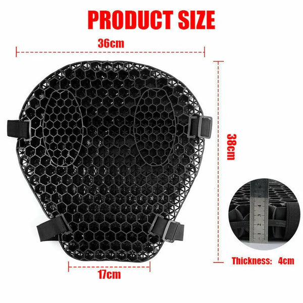 Medidas del cojín de panal: 36 por 38 cm y 4 cm de grosor