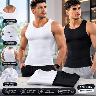 Camiseta Faja Invisible para Hombre