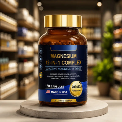 Magnesio 12 en 1 · 120 Cápsulas