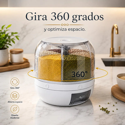 Dispensador Giratorio de Granos 4.5L