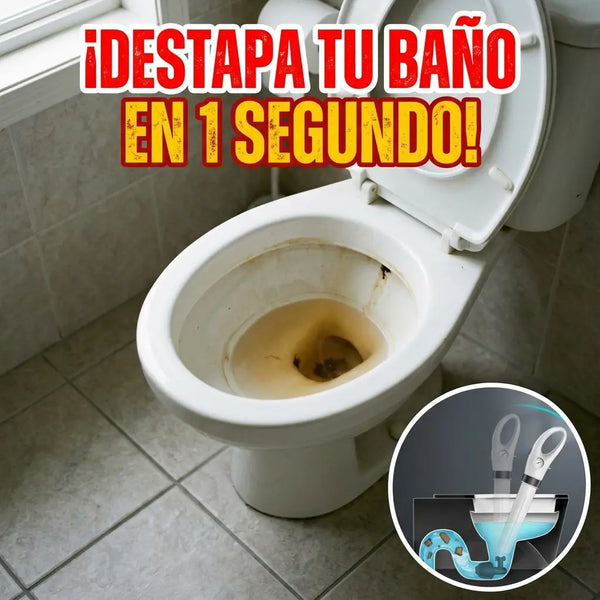 Mano sosteniendo el destapador blanco con el manómetro a la vista