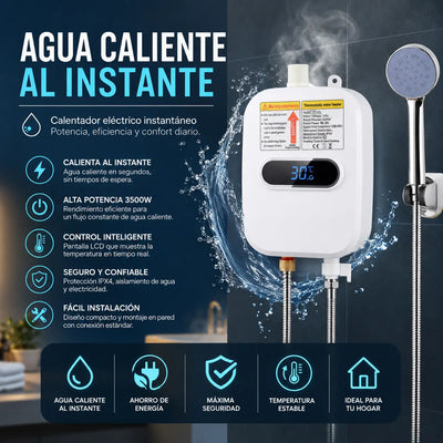 Ducha Eléctrica Instantánea LED