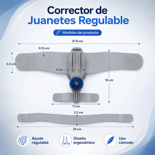Mujer colombiana caminando cómoda con el corrector de juanetes puesto