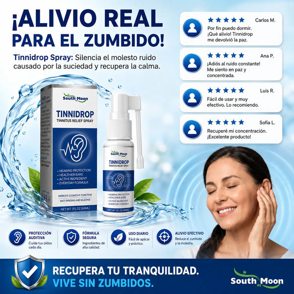 Caja individual de cartón abierta con el envase atomizador de 60 ml listo para usar