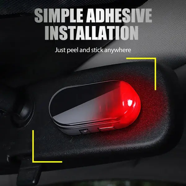 Pack de 2 luces de seguridad solares para carro