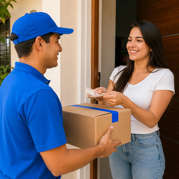 Así llega tu pedido a casa: empacado con cuidado, envío gratis y pagas en efectivo al recibir